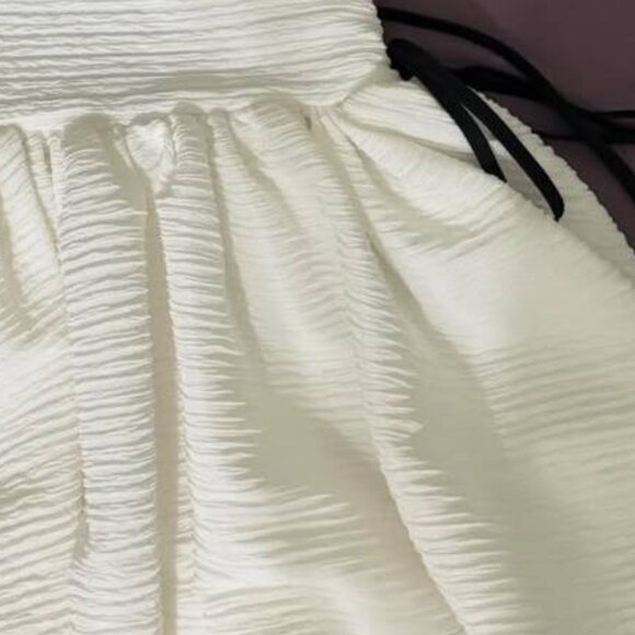 White Tie Strap Dress - Picture 4 of 4